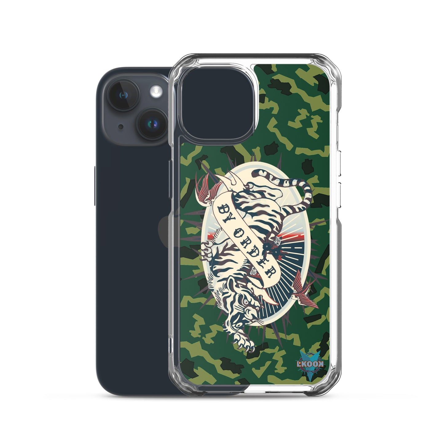 BY ORDER GREEN TIGER IPHONE CASE