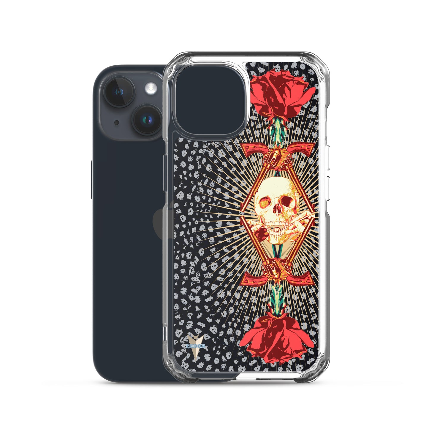 SMILE, GUNS & ROSES IPHONE CASE