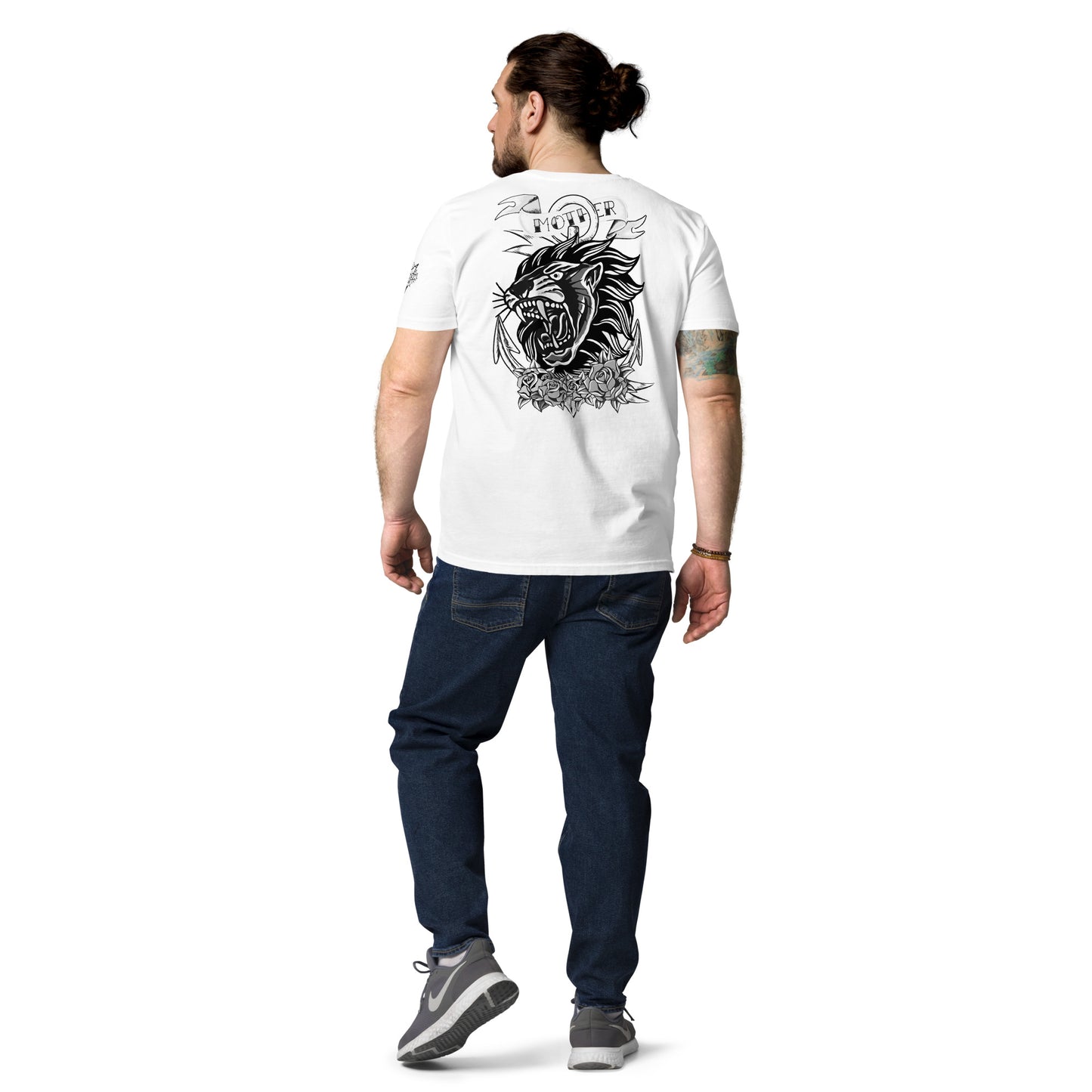 MOTHER LION & ROSES B&W TEE